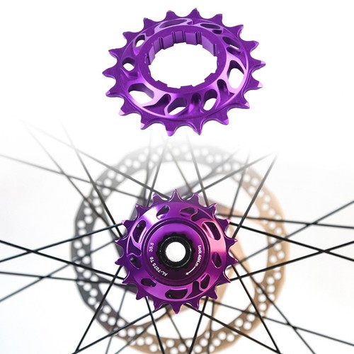 Single Speed Flywheel Conversion Kit 18T Cassette Cog,MTB Road Bike Sprocket - Bild 10 von 53