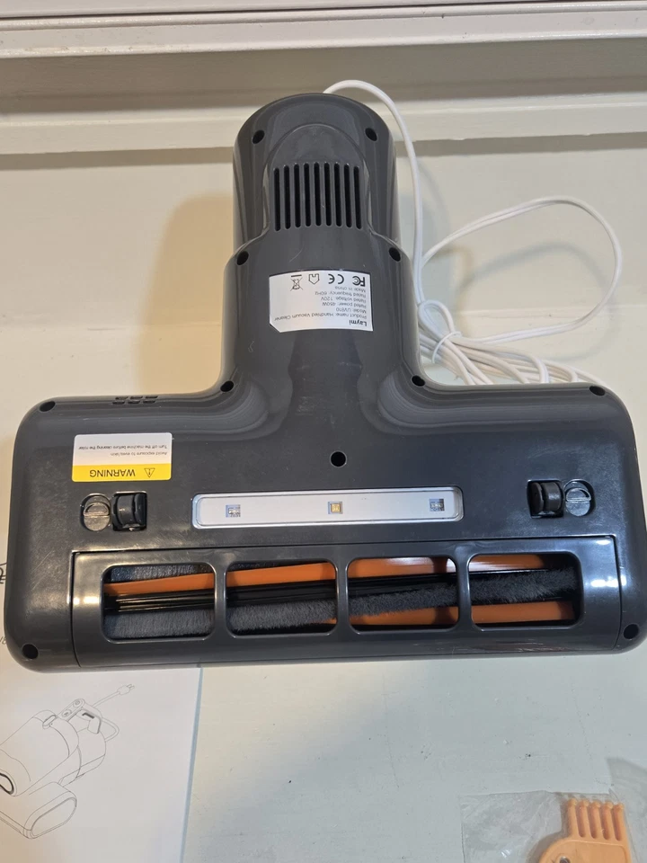 Laymi Handheld Vacuum - High Beating Roller Brush, HEPA Filter, XL Dual Dust Cup - Image 3 of 4