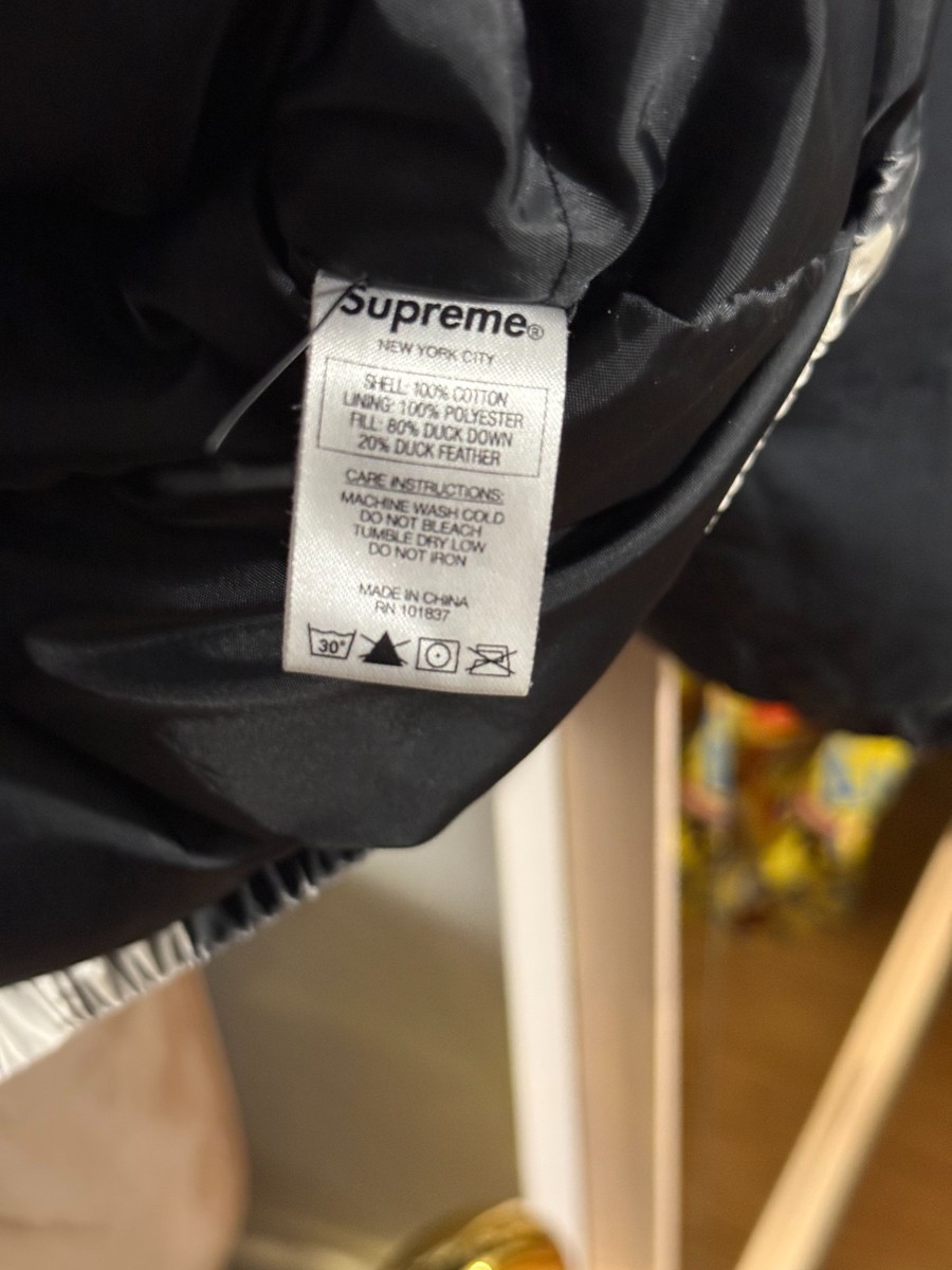 Supreme Astronaut Puffy Jacket FW16 Black Size L DSWT | eBay