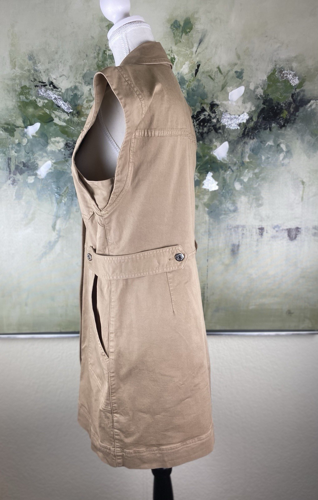 Veronica Beard Jax Button-Front Mini Utility Dres… - image 7