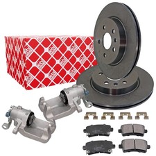 FEBI Bremsscheiben 315mm Beläge Bremssattel Satz Hinten für OPEL INSIGNIA A G09