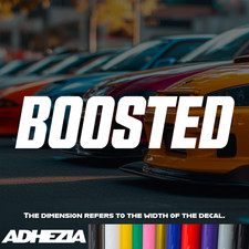 Boosted Vinyl Decal Sticker - Design For Cars Bumpers Windows Jdm Boost