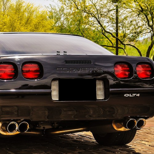 SMOKED REAR CENTER FULL LED 3RD TAIL BRAKE LIGHT FOR 1991-1996 CHEVY CORVETTE - Foto 5 di 5