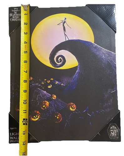 Disney The Nightmare Before Christmas Light Up Wall Art 30th ...