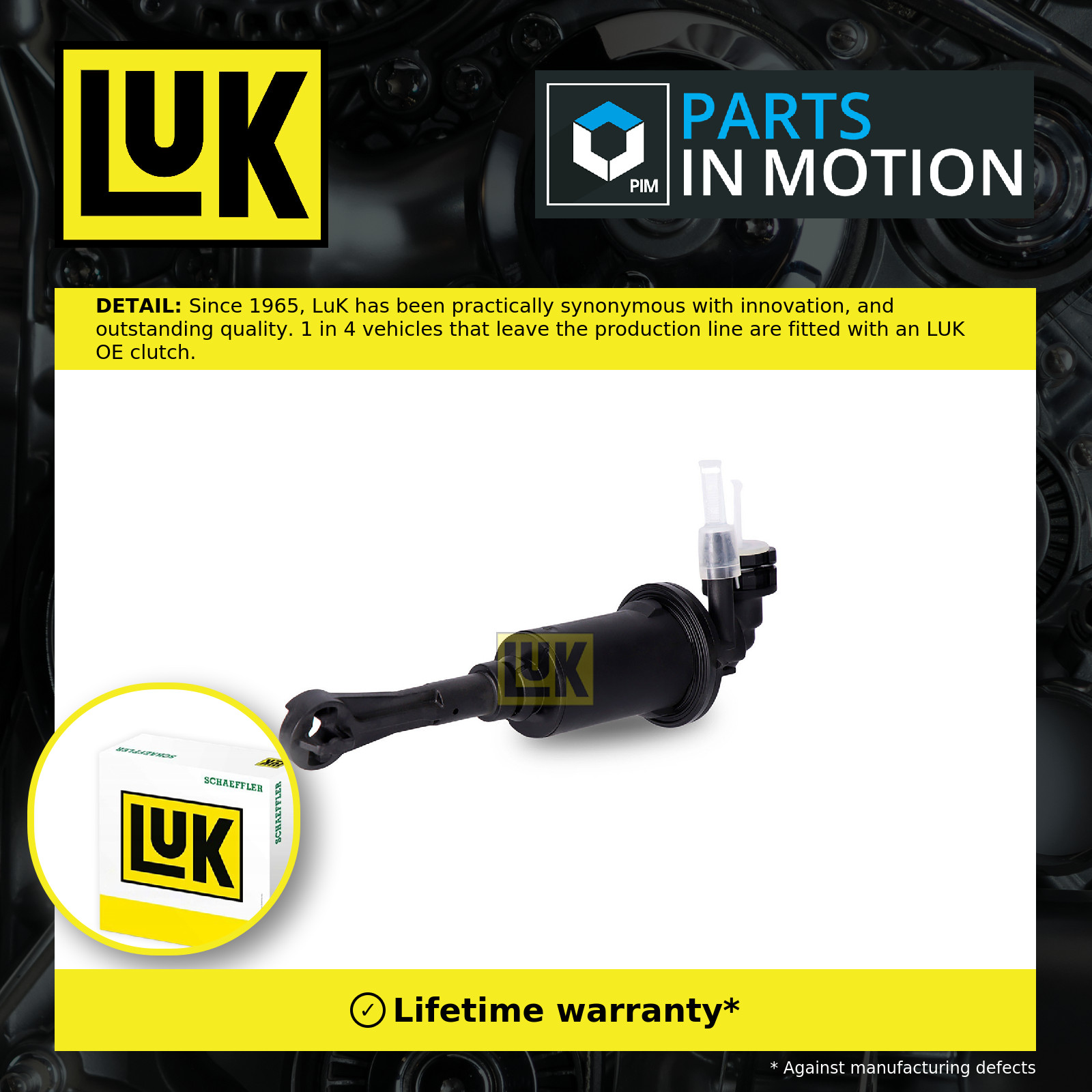 Clutch Master Cylinder fits CITROEN C3 Mk1 1.6D 2005 on LuK 218230 Quality New