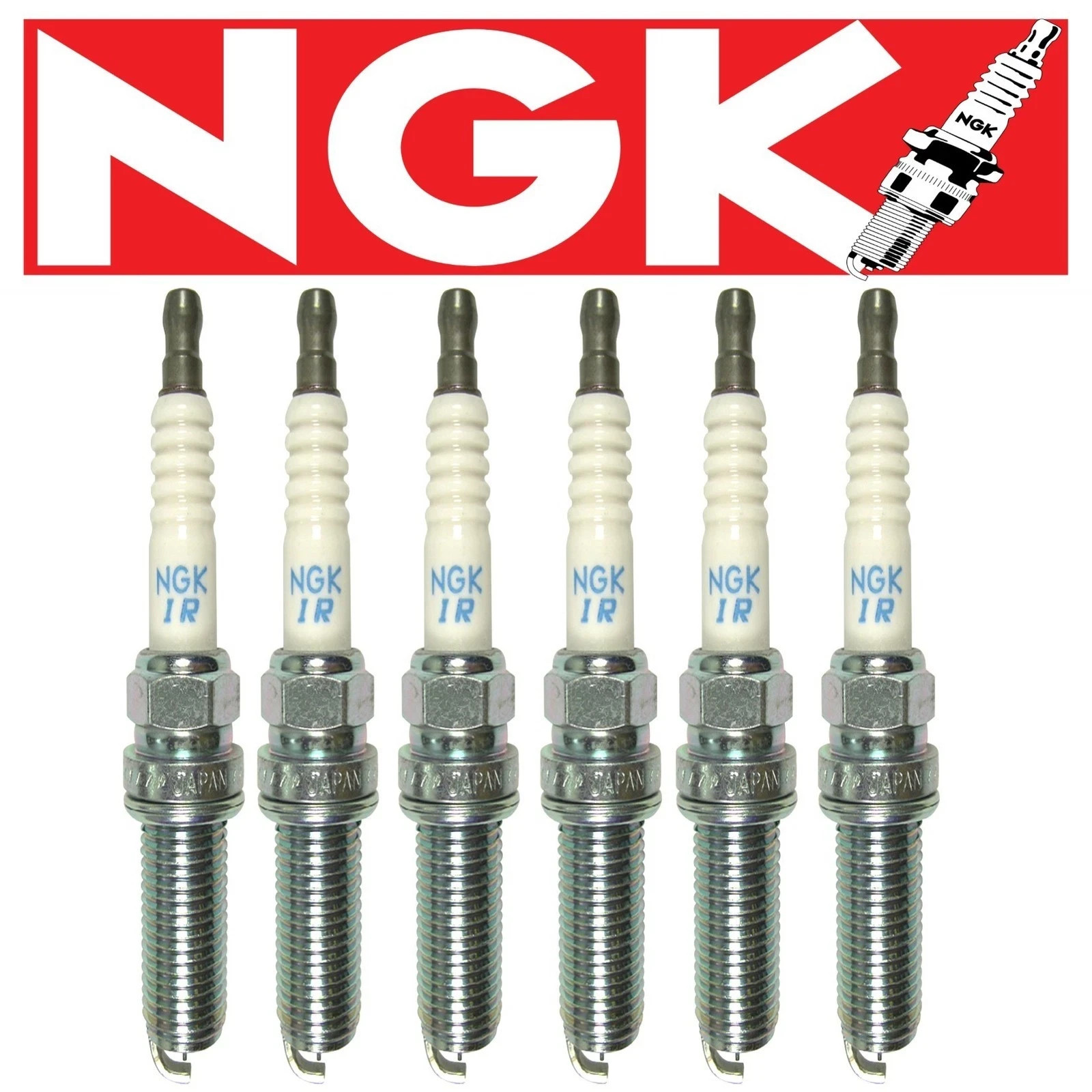 6 OEM NGK LASER IRIDIUM SPARK PLUGS FOR HONDA ACCORD V6 3.5L ENGINE 2008-2014