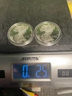 Lot of 2 -  1oz Silver Rounds "Walking Liberty" - 2.5oz with Capsules
