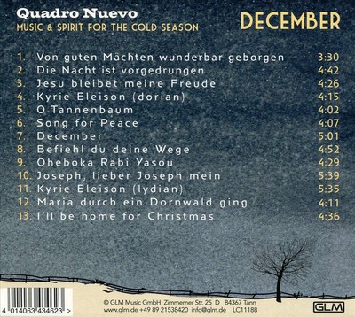 QUADRO NUEVO DECEMBER NEW CD