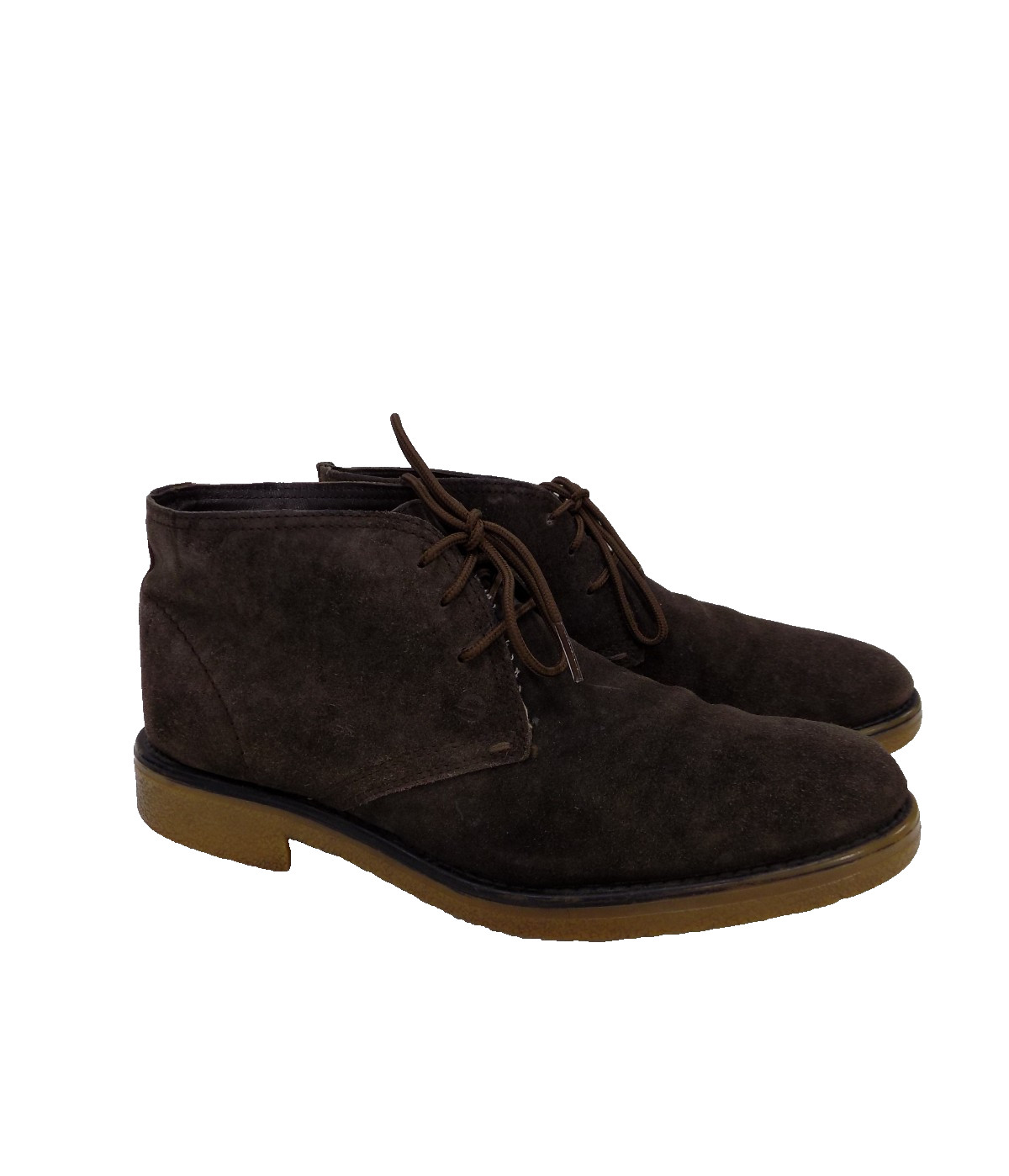 Botas Desierto Para Hombre Sparco Talla 9 EU 43 Marrón Gamuza Con Cordones Tacón Bajo Inteligentes Informales