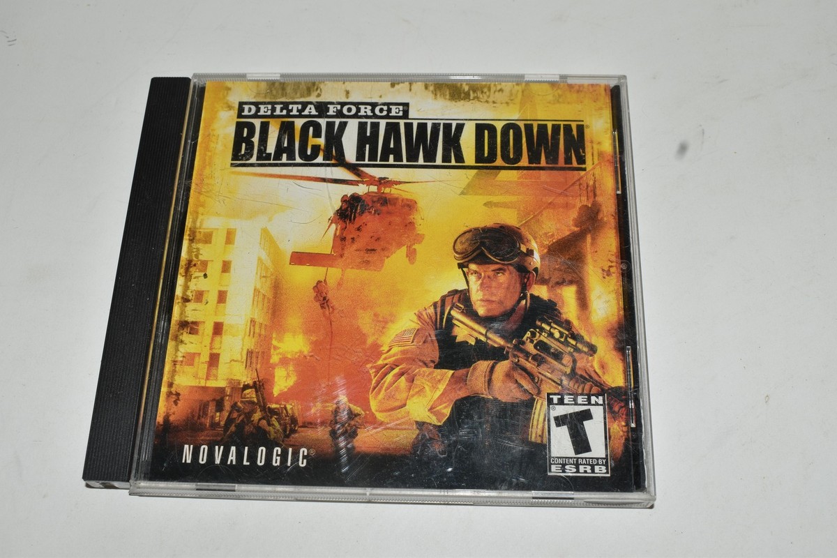 Delta Force Black Hawk Down PC CD ROM 2005 Novalogic VTG Military Game (GVH37)