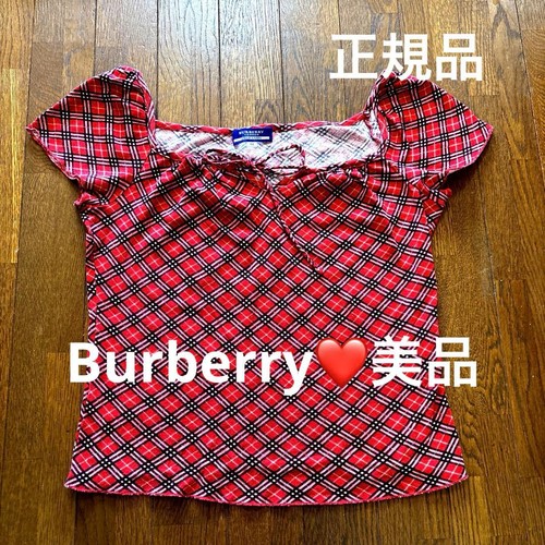 Women Tops Vhtf Burberry London Nova Check T-Shirt Short Sleeve Cut And Sew LTD