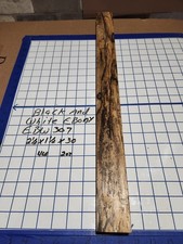 Black and White Ebony Wood turning blank 2 1/2 " x 1 1/2" x 30 " EBW307