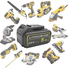 20V 5.0Ah Single Battery charger kit for Cordless Tools