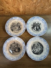 Lot 4 Assiettes Parlantes