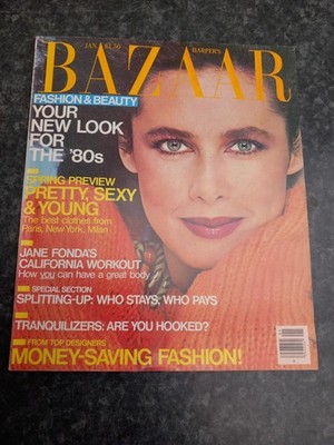 US Harpers Bazaar - January 1980 - DAYLE HADDON Cover -