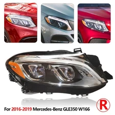 Right Headlight Lamp Assembly for 2016 2017 2018-19 Mercedes-Benz GLE350 GLE400