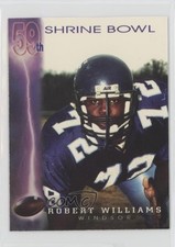 1996 Roox 59th Shrine Bowl High School Football Robert Williams #NC26 0q3