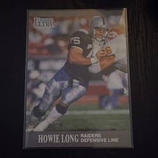 Vintage Football Card-1991 Fleer Ultra Howie Long #81 Oakland Raiders NFL