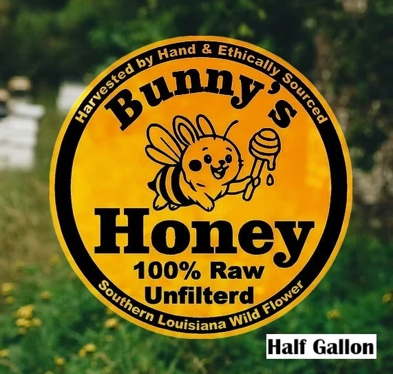 Raw Honey Half Gallon Fresh Spring 2025 Wildflower Honey  Raw Unfiltered Kosher - Image 2 of 4