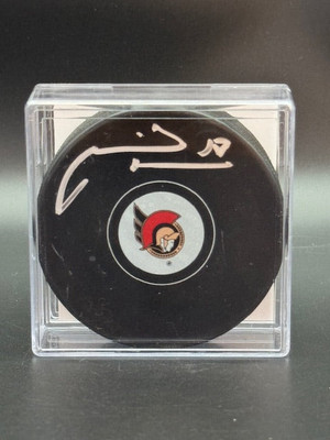 Marian Hossa Signed Senators Hockey Puck