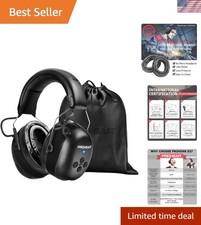 037 Gel Ear Pads Bluetooth 6.0 Hearing Protection Headphones,1500mAh Recharge...