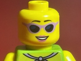 Lego Juniors: Beach Trip 10677 Woman. With Dolphin Top Minifigure. Twn227