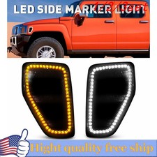 2/4x LED Luces de señalización laterales de esquina delantera para 05-10 Hummer H3/09-10 Switchback H3T