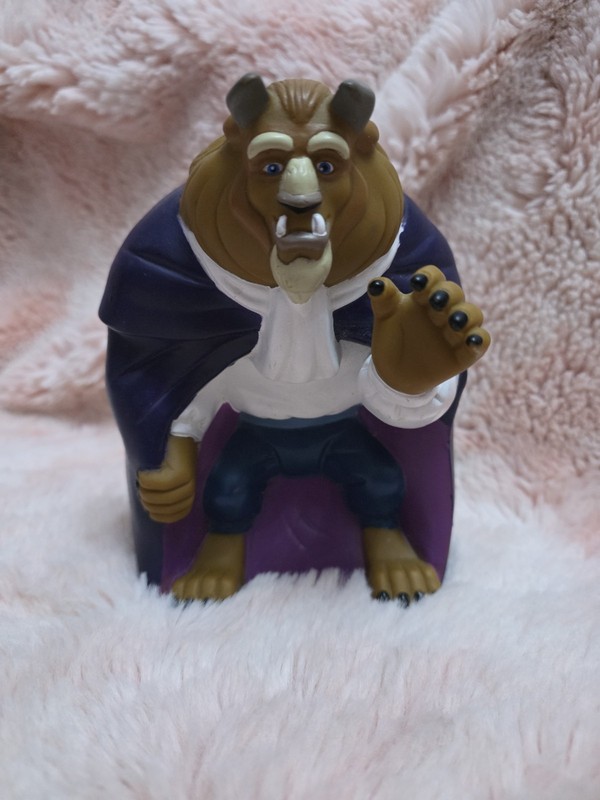 Vintage 1992 Disney Beauty and the Beast Pizza Hut Rubber Hand Puppet
