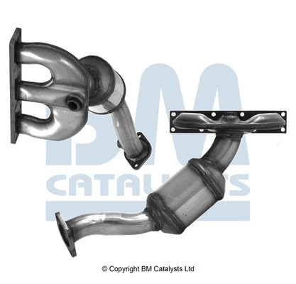Non Type Approved Catalytic Converter + Fitting Kit fits BMW 520 E39 2.2 BM New - Image 2 of 4
