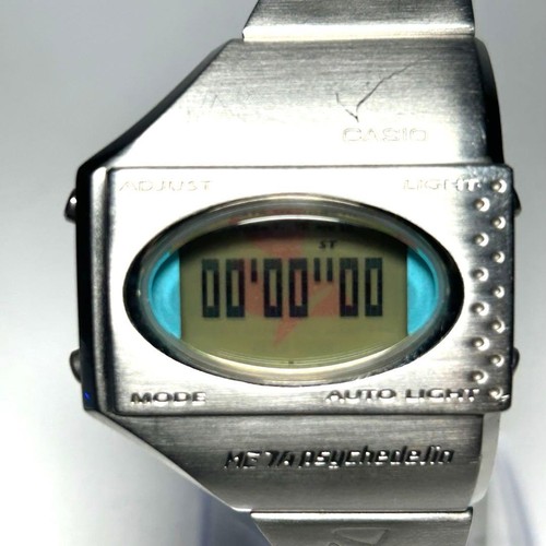 時計 CASIO  ME-100 psychedelia CASIO META Psychedelia ME-100 Digital Watch From Japan - Gem