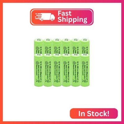 GSUIVEER 1.2v AA Nimh 600mAh Rechargeable Battery for Outdoor Solar Lights Garde