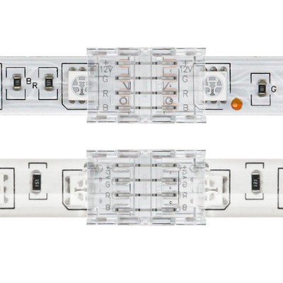 20-Pack 4 Pin LED Strip Connectors for 10mm Waterproof or Non-Waterproof SMD ...