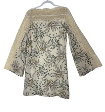 Bailey 44 By Anthropologie Dress Women’s Large Bell Long Sleeveless Botanical