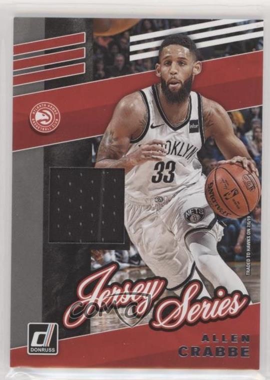 Allen Crabbe #JS-ACR 2019-20 Donruss Basketball Jersey Series