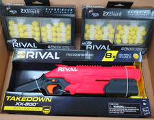 NERF RIVAL XX-800 TAKEDOWN GUN - 90 FPS- WITH 2- 40 ROUND BOXES - NEW IN BOX