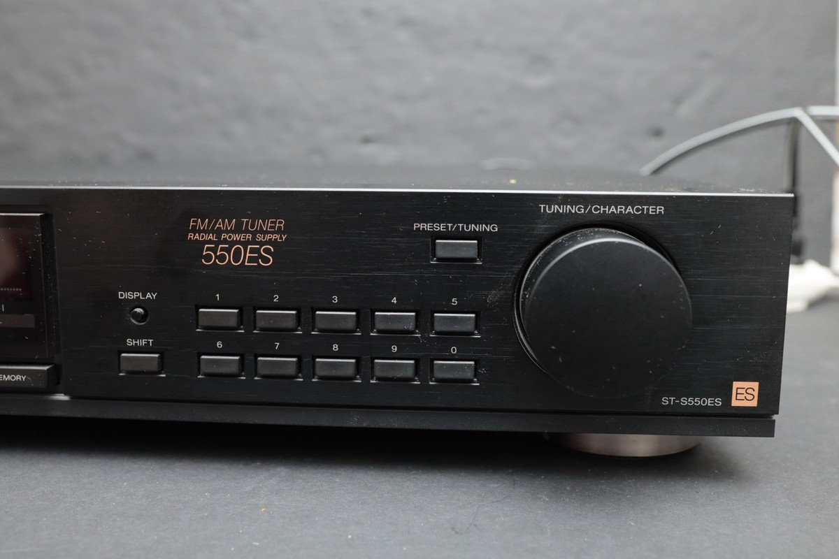 Sony ST-S550ES ES Series FM AM Stereo Tuner Made in Japan Tested