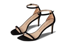 Stuart Weitzman Nudistcurve 75 Black Heeled Sandals Women's US 8 B