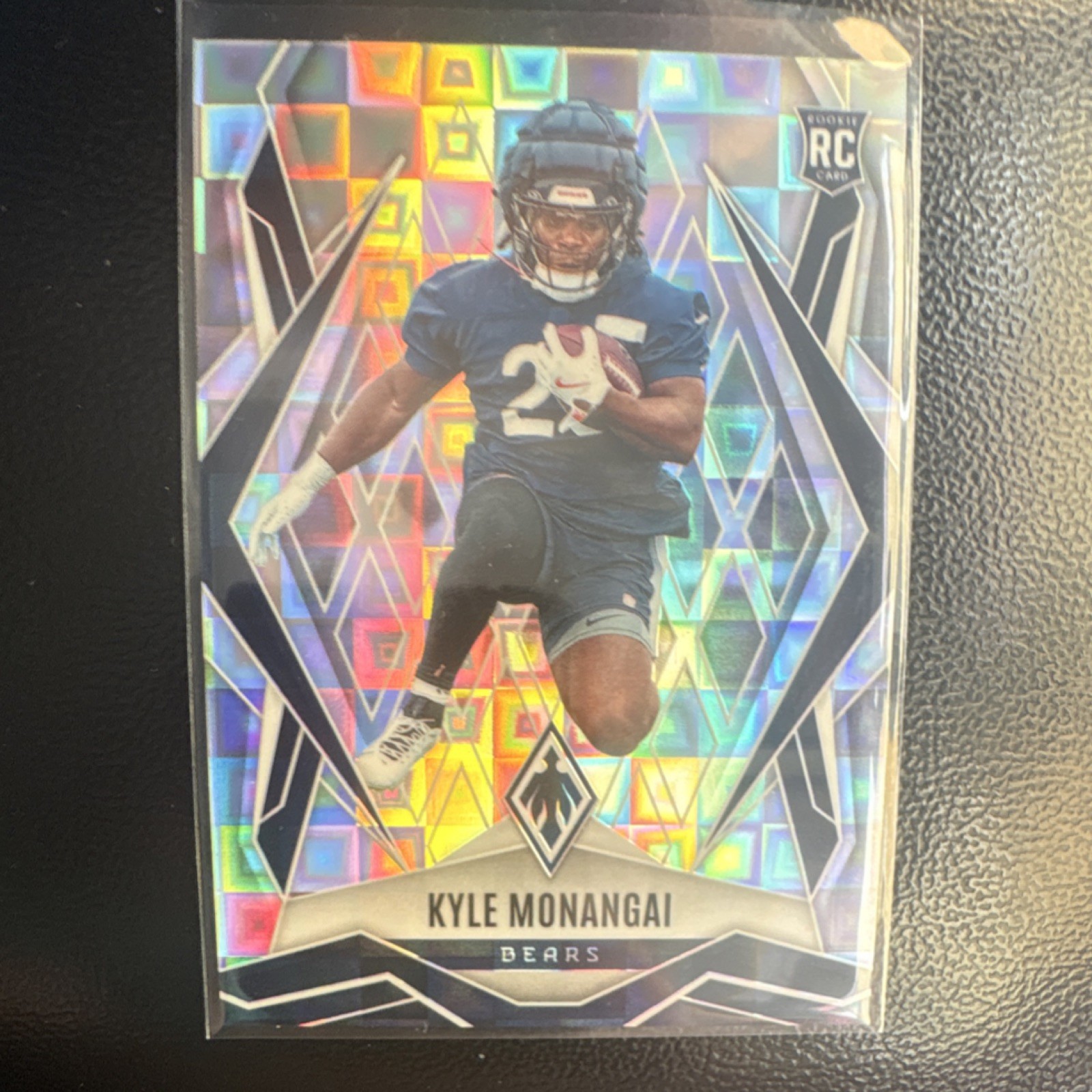 2025 Panini Phoenix Rookie Kyle Monangai #249 Chicago Bears Football Card