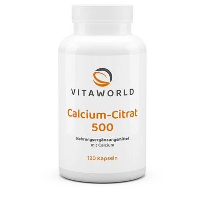 VITA-WORLD GMBH Calcium-Citrat 500 (120 Kps)
