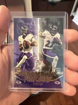 2025 Topps Signature Class Paramount Pairings Lamar Jackson Derrick Henry /100