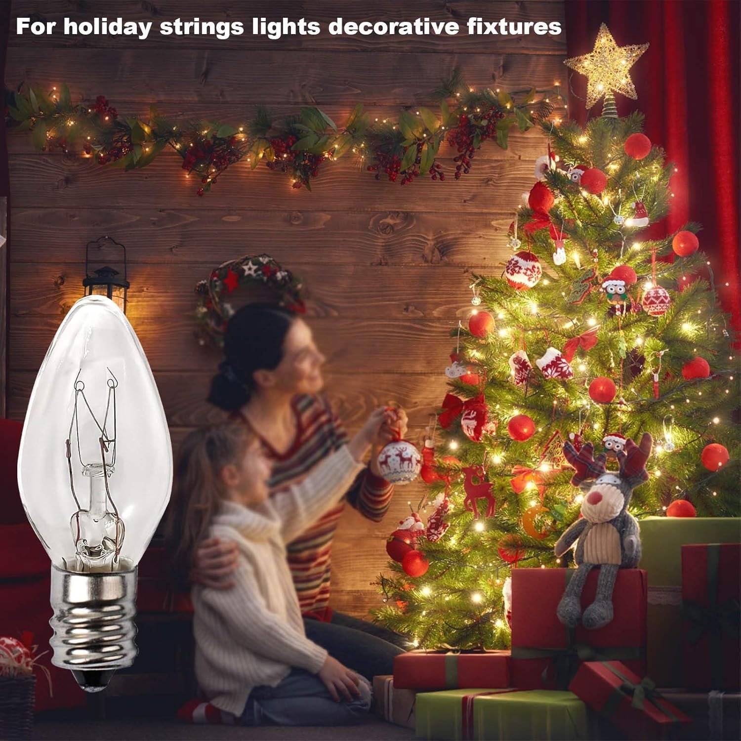 Best 12 Pack Wax Warmer Bulbs 15 Watt Light Bulbs for Scentsy Plug C7/120V/E12
