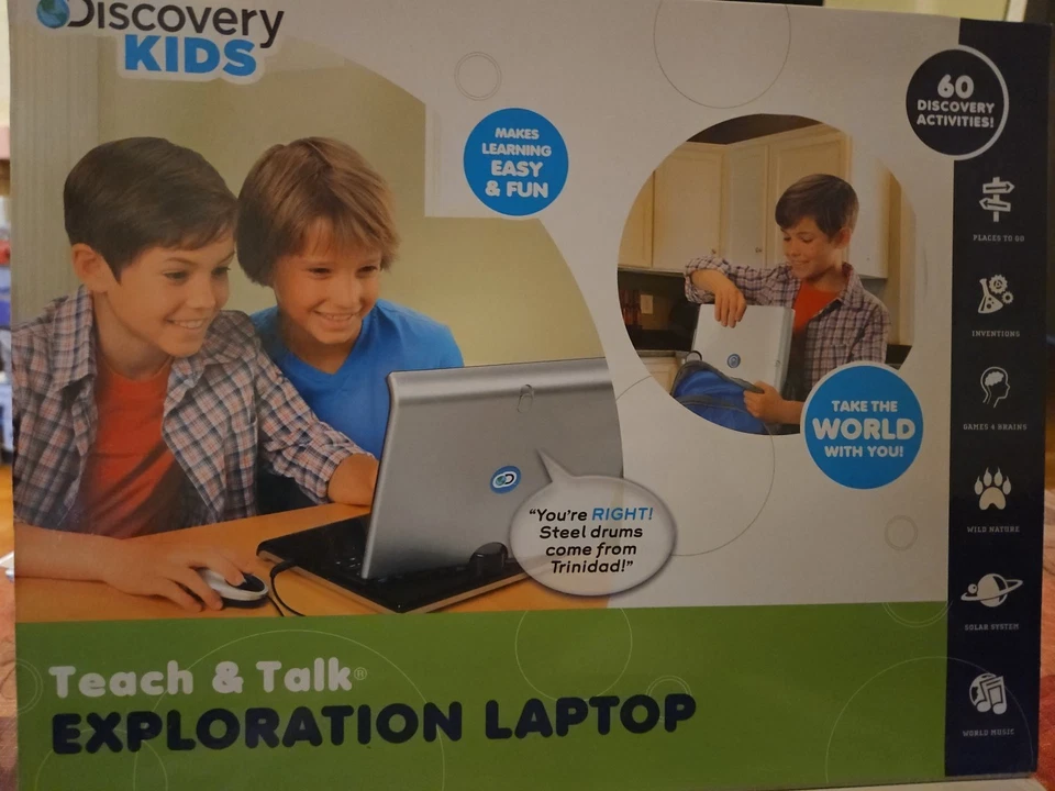 Discovery Kids Teach & Talk Exploration Laptop Discovery Communications New - Image 2 of 4