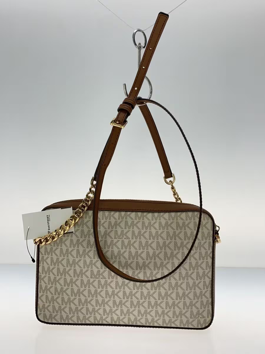 MICHAEL KORS Shoulder Bag in PVC Brown with All-Over Print, 35F8GTTC3B thumbnail 3