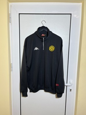 Vintage 90s Kappa Roda JC 1/4 Zip Football Training Sweatshirt Men's Size XL