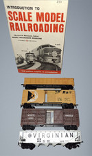 Vintage Lot Of 4 HO Scale Train Cars Mixed Brands 4 FREIGHT cars Virginian - MKT