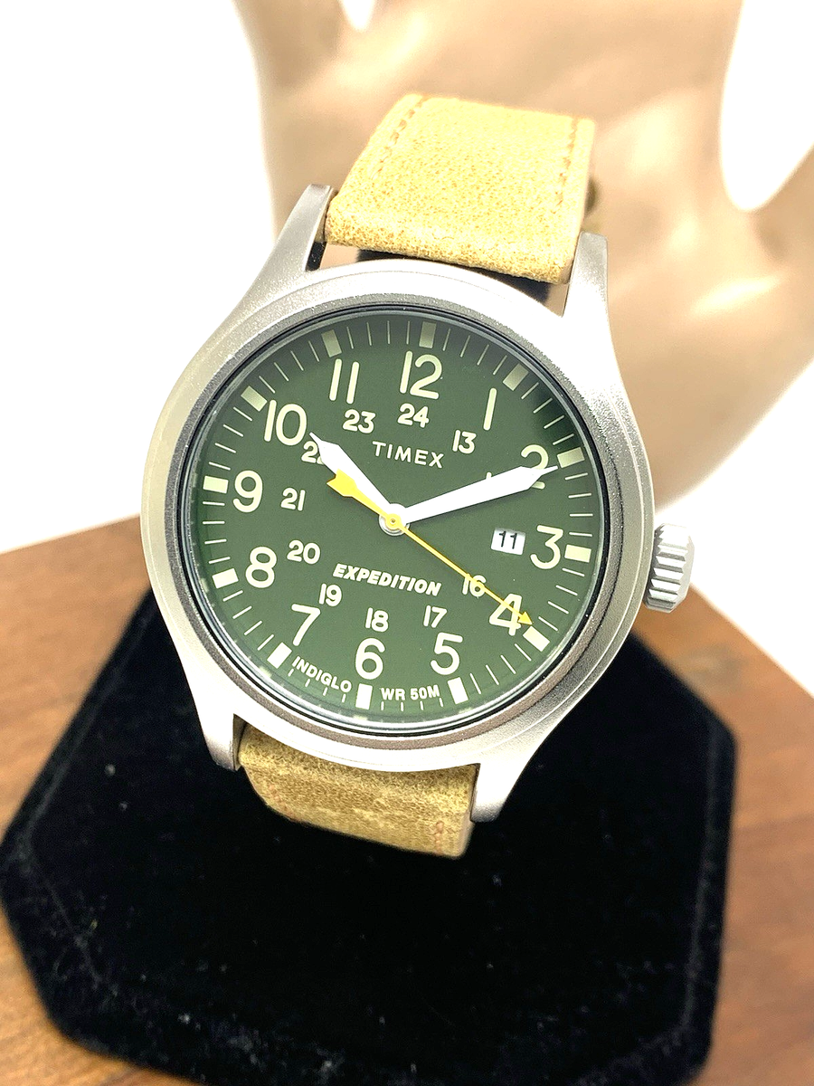 Timex Men's Watch TW4B23000 Expedition Quartz Indiglo Green Dial