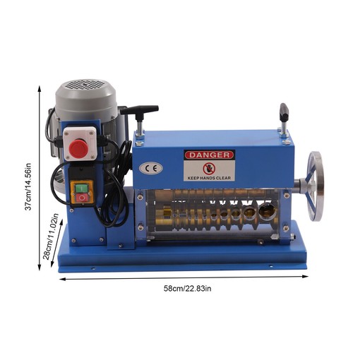 10 Blades Electric Wire Stripping Machine Copper Cable Stripper 0.06-1.5in - Picture 2 of 15