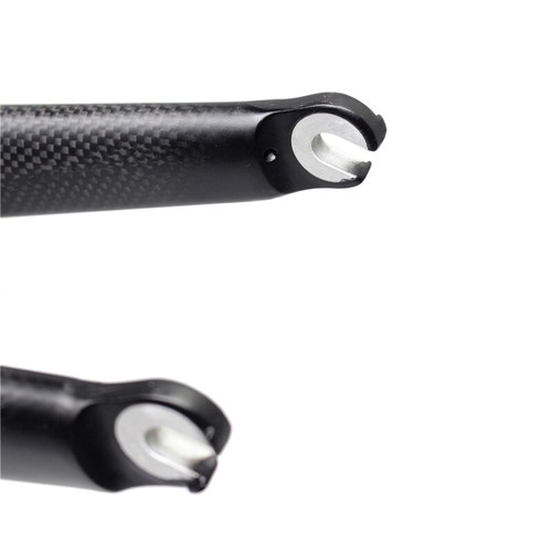 650C/700C Bicycle Rigid Fork Carbon Fiber Road Bike Racing Fork C Brake 1-1/8 in - Picture 8 of 19
