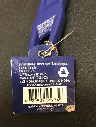 Kobalt 14” Cast Iron Pipe Wrench #464623 NEW - Picture 5 of 6