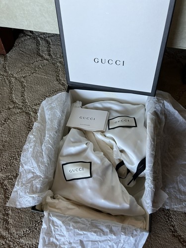 Gucci Tracy Pearl Studded Leather Pump Shoes NBW Box Receipt Authentic Size 7 US - Picture 7 of 13